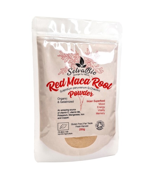 Organic Gelatinized Red Maca Root Powder