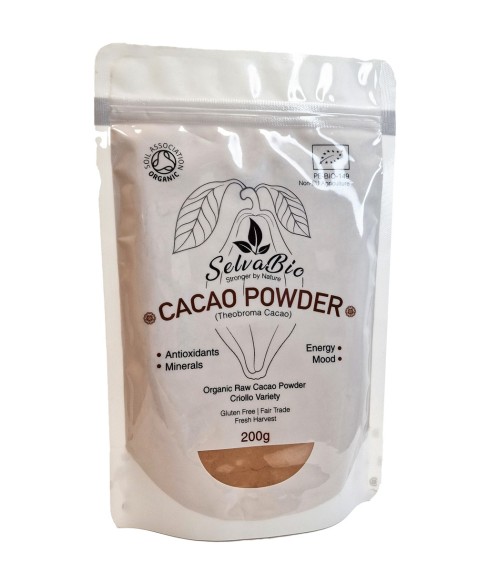 SelvaBio Organic Cacao Powder, Criollo Variety